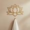 Large Gold Lotus Metal Wall Art – Elegant Home Decor & Bridal Gift