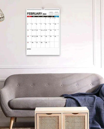 2024 Executive Spiral Bound Desk Calendar and Weekly Planner for Optimal Time Management