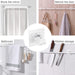 Heavy-Duty Waterproof Curtain Rod Brackets with Easy Peel-and-Stick Installation