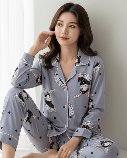 Chic Comfort Women’s Sleepwear Ensemble – Soft Pajama Set