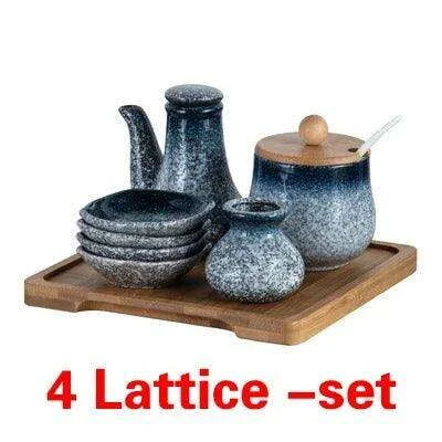 Exquisite Japanese Ceramic Spice Collection for Culinary Excellence