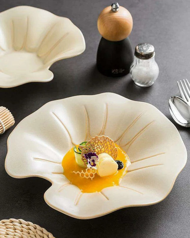 Chic Deep Ceramic Serving Bowl for Gourmet Meals and More