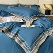 Dark Blue / Fitted Sheet / King
