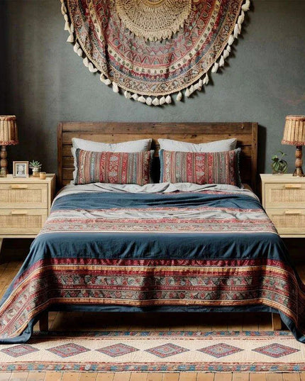 Elegant Rattan Drawer Nightstand Pair for Stylish and Functional Bedroom Decor