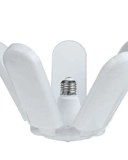 85W Adjustable LED Garage Ceiling Light with Foldable Blades - Energy-Efficient E27 Industrial Lamp