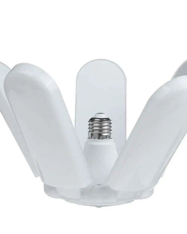 85W Adjustable LED Garage Ceiling Light with Foldable Blades - Energy-Efficient E27 Industrial Lamp