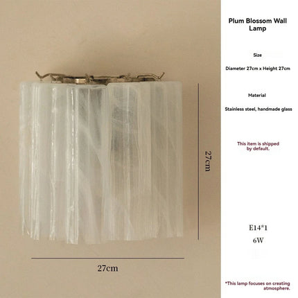 Murano Glass Wall Sconce - French Style LED Wall Light