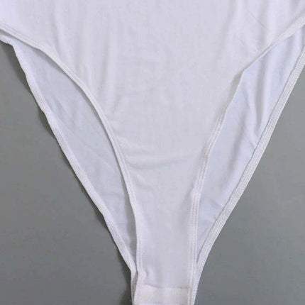 Women's Casual Turtleneck Long Sleeve Jumpsuit Bodysuit Tights