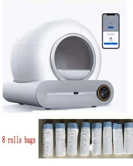 Intelligent App-Controlled Cat Litter Box with Advanced Odor Control