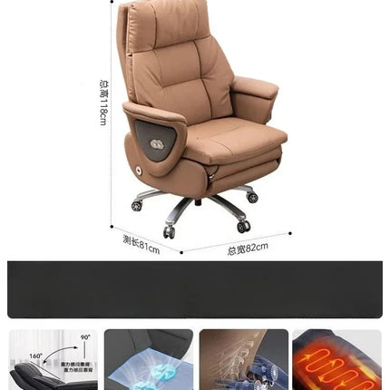 X-Forgero Ergonomic Gaming Chair with Massage & Reclining Features