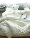 white / Twin Size 3pcs / Flat Bedsheet
