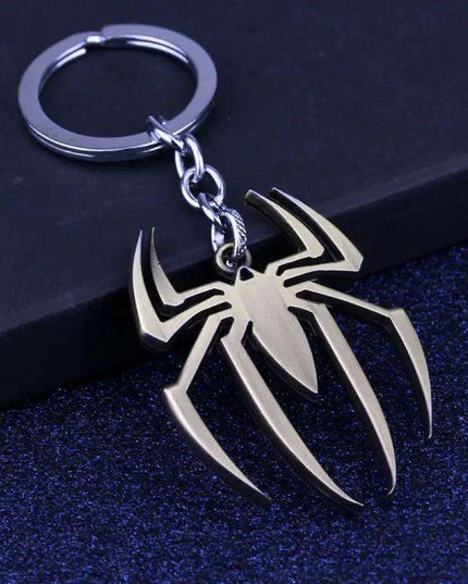 Spiderman Emblem Keychain - Stylish Spider Keyring for Marvel Enthusiasts
