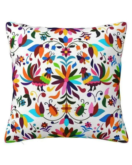 Exquisite Velvet Cushion Covers Featuring Mexican Butterfly and Floral Embroidery for Stylish Home Decor