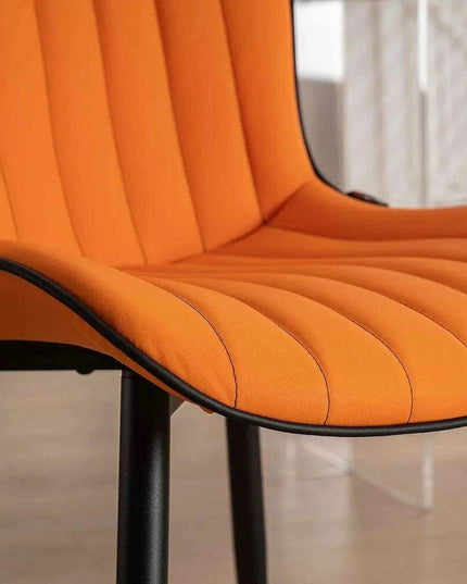 Modern Orange Upholstered Dining Chairs Set: Transform Your Dining Experience