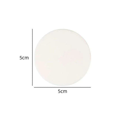 Self-Adhesive Silicone Door Handle Bumpers - Elegant Shock Absorbing Wall Protectors (Single Unit)