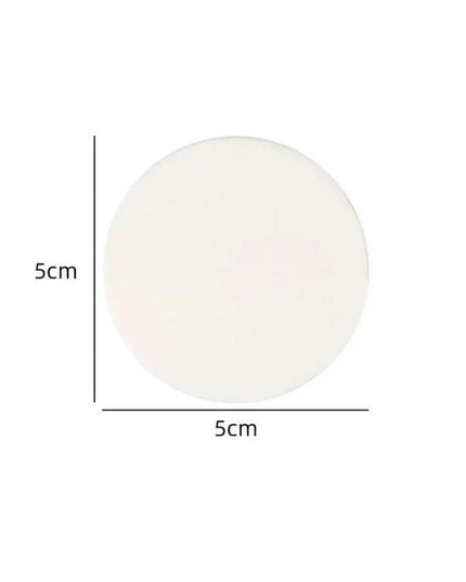 Self-Adhesive Silicone Door Handle Bumpers - Elegant Shock Absorbing Wall Protectors (Single Unit)