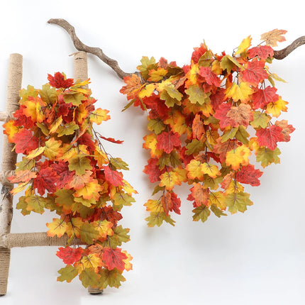 Artificial Autumn Maple Hanging Foliage, 61 cm or 75 cm, 1 Piece