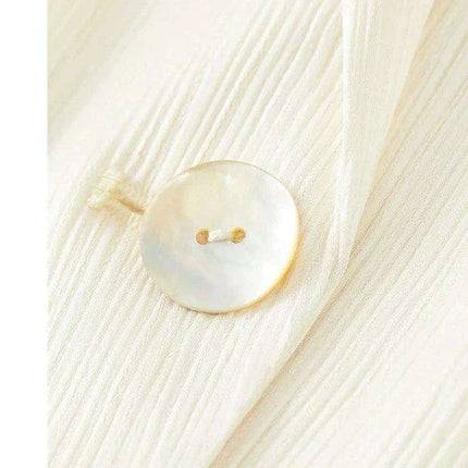 Chic Women's Satin Blazer and A-line Midi Skirt Ensemble for Autumn