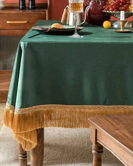 Elegant Tassel Table Linen Set for Upscale Dining Affairs