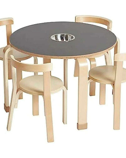 Creative Kids' Chalkboard Activity Table and Chair Set - Educational Wooden Furniture for Imaginative Learning