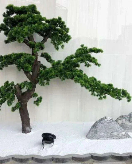 Lifelike Large Artificial Pine Bonsai Tree for Stunning Home and Garden Decor