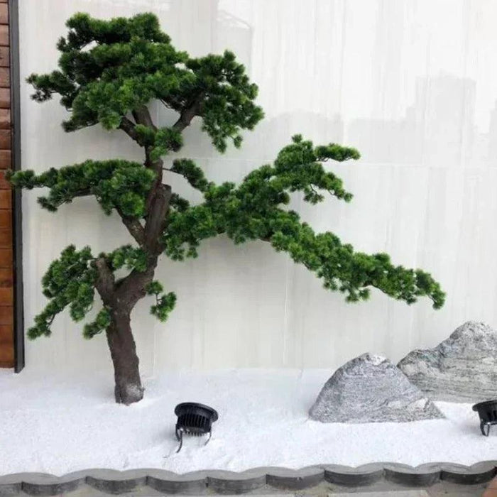 Lifelike Large Artificial Pine Bonsai Tree for Stunning Home and Garden Decor