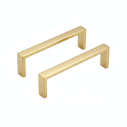 Solid Brass Cabinet Pull — Minimalist Handle for Wardrobes, Kitchens & Wine Cabinets