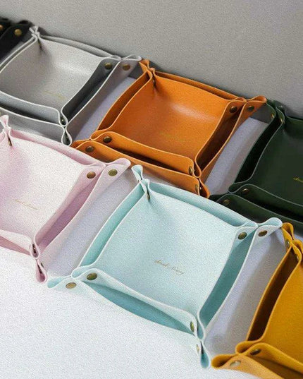 Luxury European Leather Organizer for Jewelry, Cosmetics, and Keys