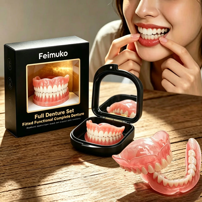 2026 Fresh Release Soft Silicone Upper & Lower Dentures, All-Day Comfort Teeth, Suitable for Seniors & Adults 2026-fresh-release-soft-silicone-upper-lower-dentures-all-day-comfort-teeth-suitable-for-seniors-adults