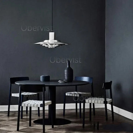 Minimalist LED Pendant Light — Nordic Metal Chandelier, E27, 38–47 cm