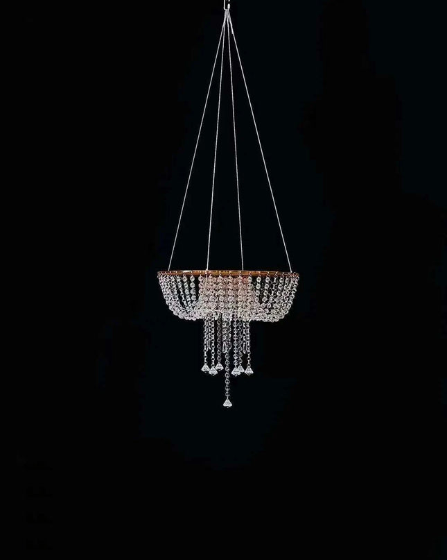 Elegant Crystal Chandelier Cake Swing Arch for Unforgettable Celebrations