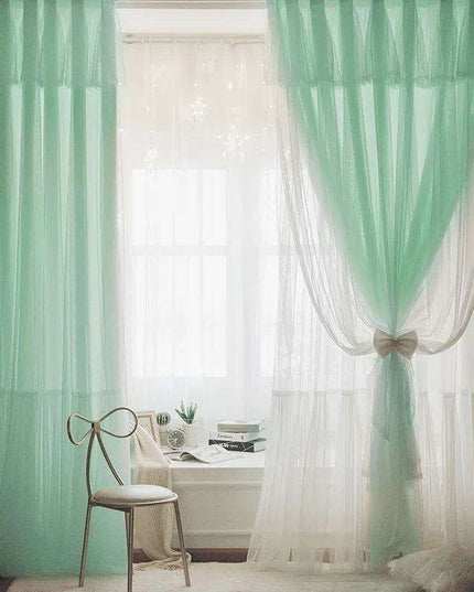 1 Panel - Charming 3-Layer Lace Blackout Drapes for Dreamy Girls' Retreats