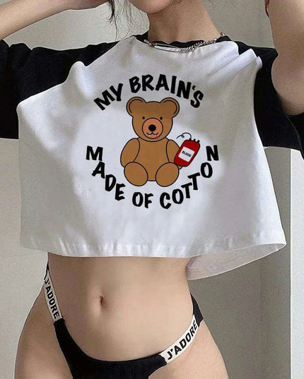 Gothic Y2K Vampire Diaries Inspired Crop Top - Edgy Streetwear for Trendsetting Girls