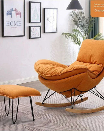 Elegant Lobster Leather Rocking Lounge Chair with Unmatched Comfort and Style