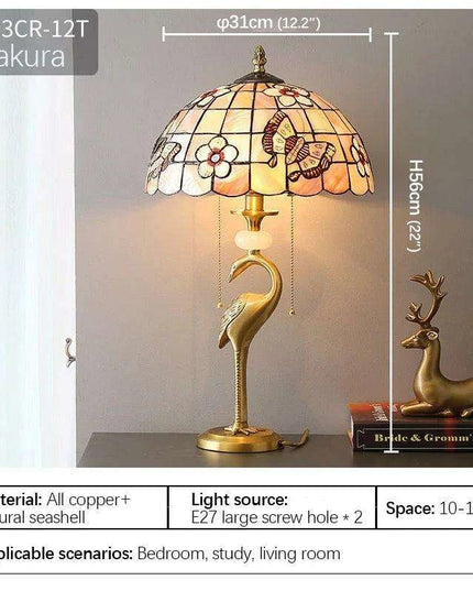 Vintage-Inspired Brass LED Table Lamp: A Timeless Lighting Masterpiece