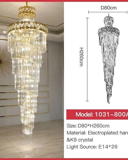 Opulent Crystal Chandelier - Chic Lighting Solution