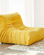 Bright yellow velvet