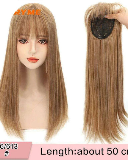 Seamless White Hair Clip-In Bangs for Effortless Style Transformation