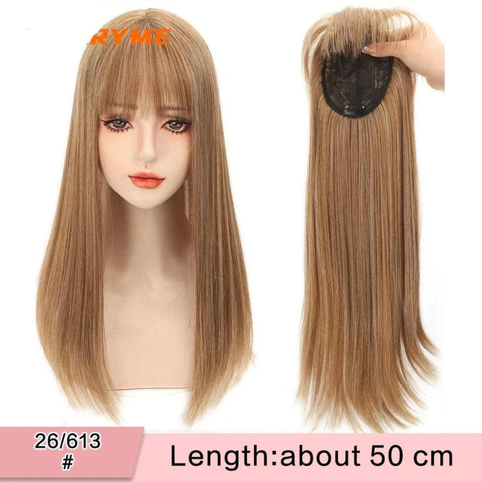 Seamless White Hair Clip-In Bangs for Effortless Style Transformation