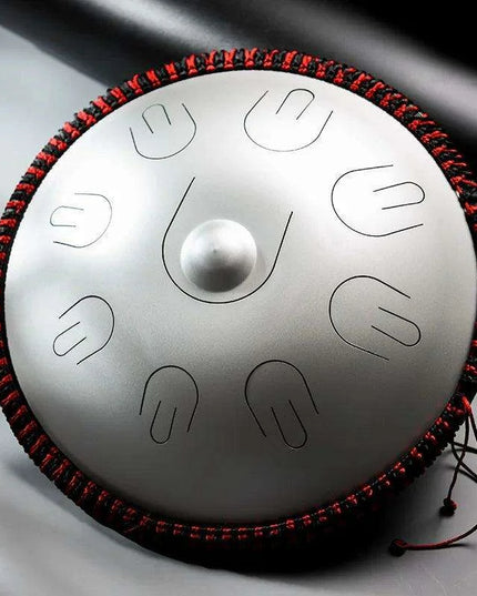 Ethereal 14-Inch D Minor Steel Drum Glucophone - Complete Musical Experience Set