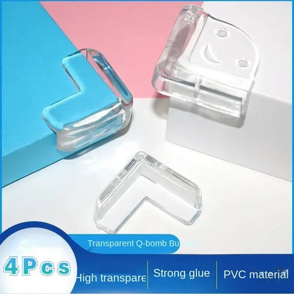 Silicone Corner Protectors | Transparent Anti-Collision Guards for Furniture & Glass