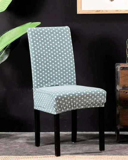 Nordic Floral Stretch Chair Slipcover in Yellow and Tan