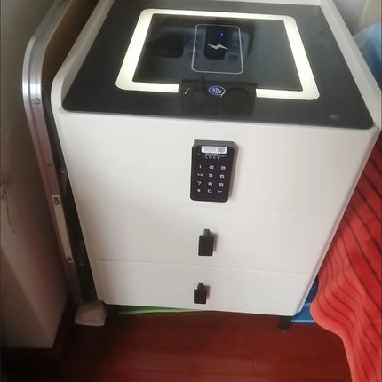 SZTongSheng Smart Nightstand: Wireless Charger & Touch Control LED Lig