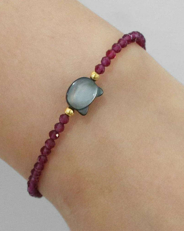 Charming Cat Lovers Beaded Bracelet - Colorful 3mm Jewelry Gift for Women and Girls