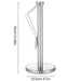 Stylish Stainless Steel Paper Towel Holder for Kitchen with Dual Mount Options