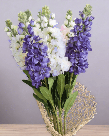 Lifelike Silk Hyacinth Flower Stem - Elegant Artificial Floral Accent