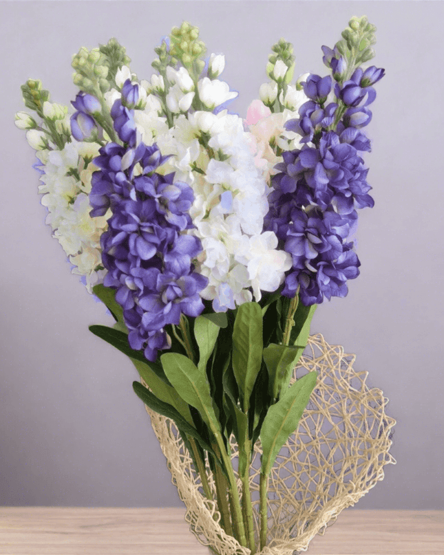 Lifelike Silk Hyacinth Flower Stem - Elegant Artificial Floral Accent