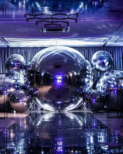Personalized Inflatable Mirror Ball Decoration Kit for Unforgettable Events