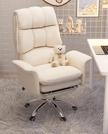 Premium Adjustable Leather Gaming Recliner with Ergonomic Design