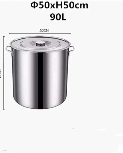 Versatile Stainless Steel Cooking Pot Set with Handle for Easy Transport
